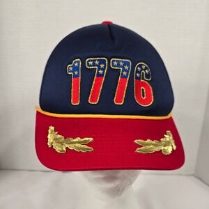 Way‎ To Celebrate! 1776 Patriotic Trucker Hat Red White Blue Adjustable the 4th